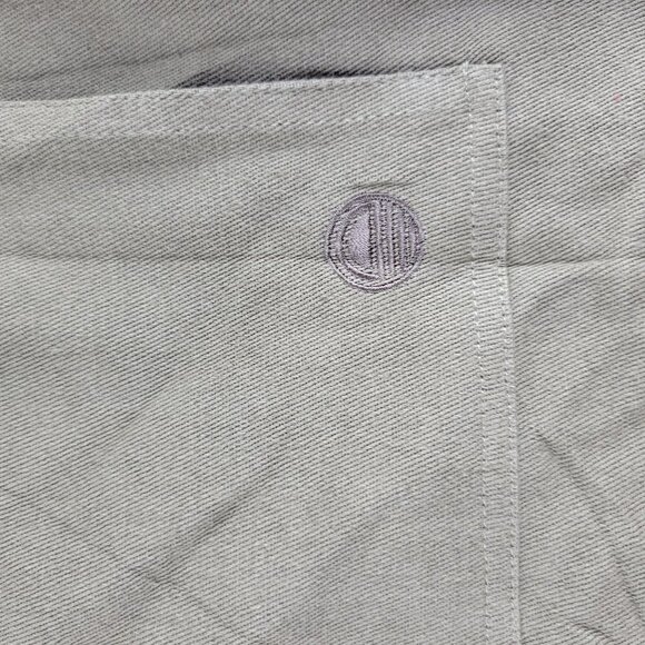 Parallel X League Knox Chino Shorts Army Embroidered Cotton Small Mens NWT - Picture 8 of 12